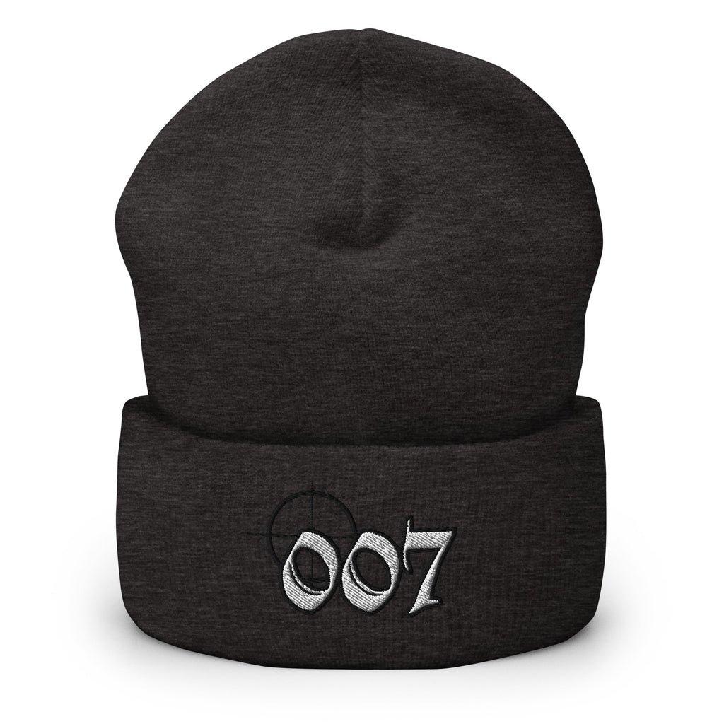 007 Assassin Cuffed Beanie - Hitman Assassin Kill 007