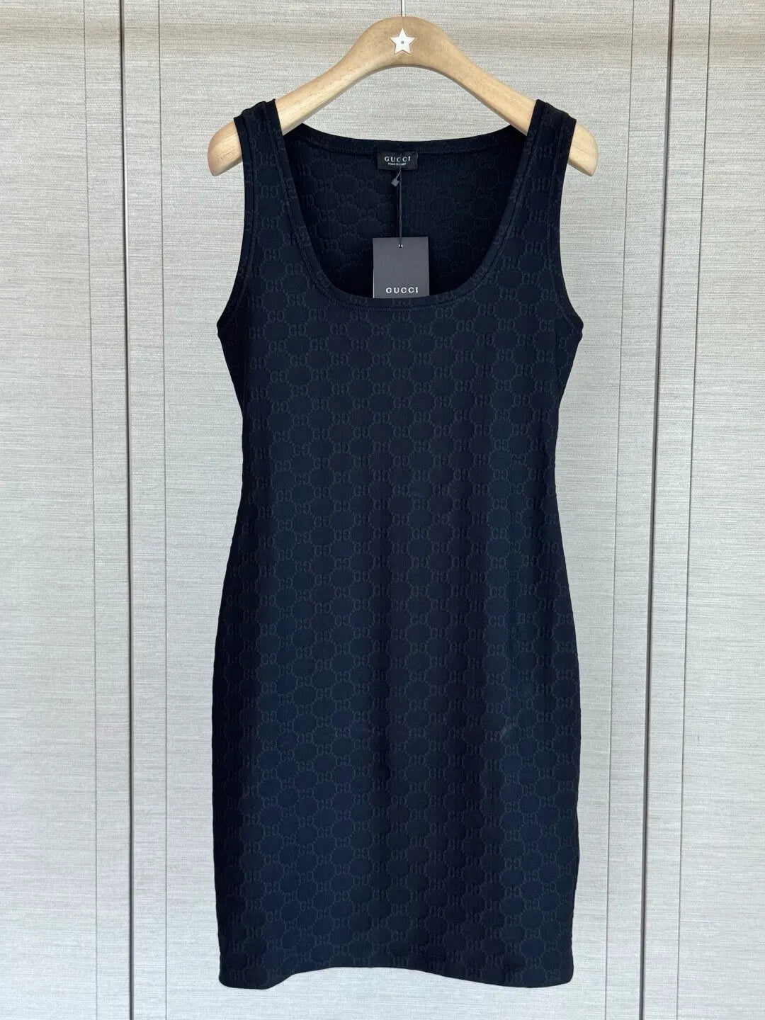 Scoop Neck Jacquard Dress