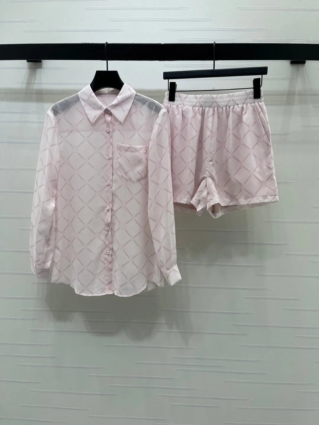 All Over Print Shirt Short Set