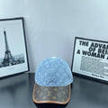 Denim Jacquard Two-Tone Baseball Cap