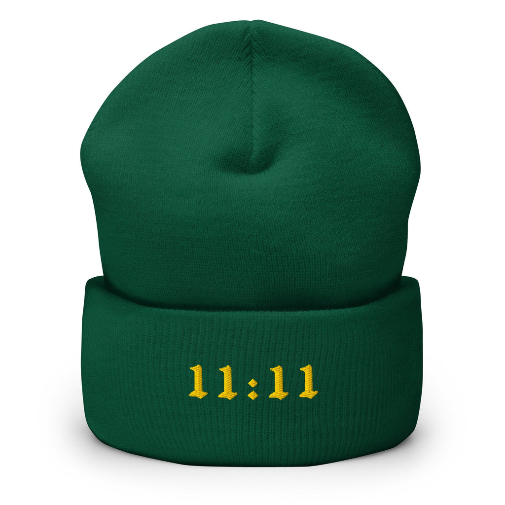 11:11 Wishing Time January One Cuffed Beanie