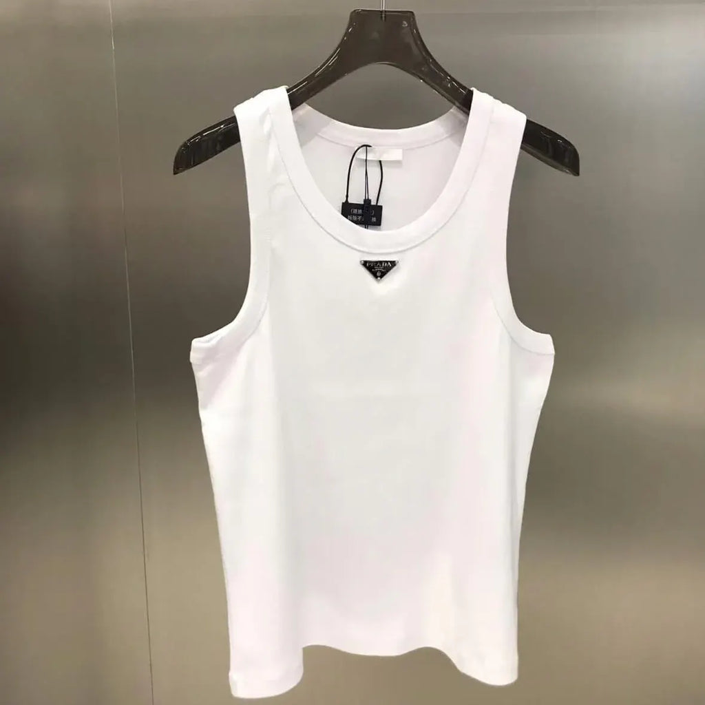 Classic Minimalist Solid Sleeveless Top