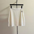 Blend Openwork Knit Skirt