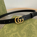 Classic Buckle Slim Belt