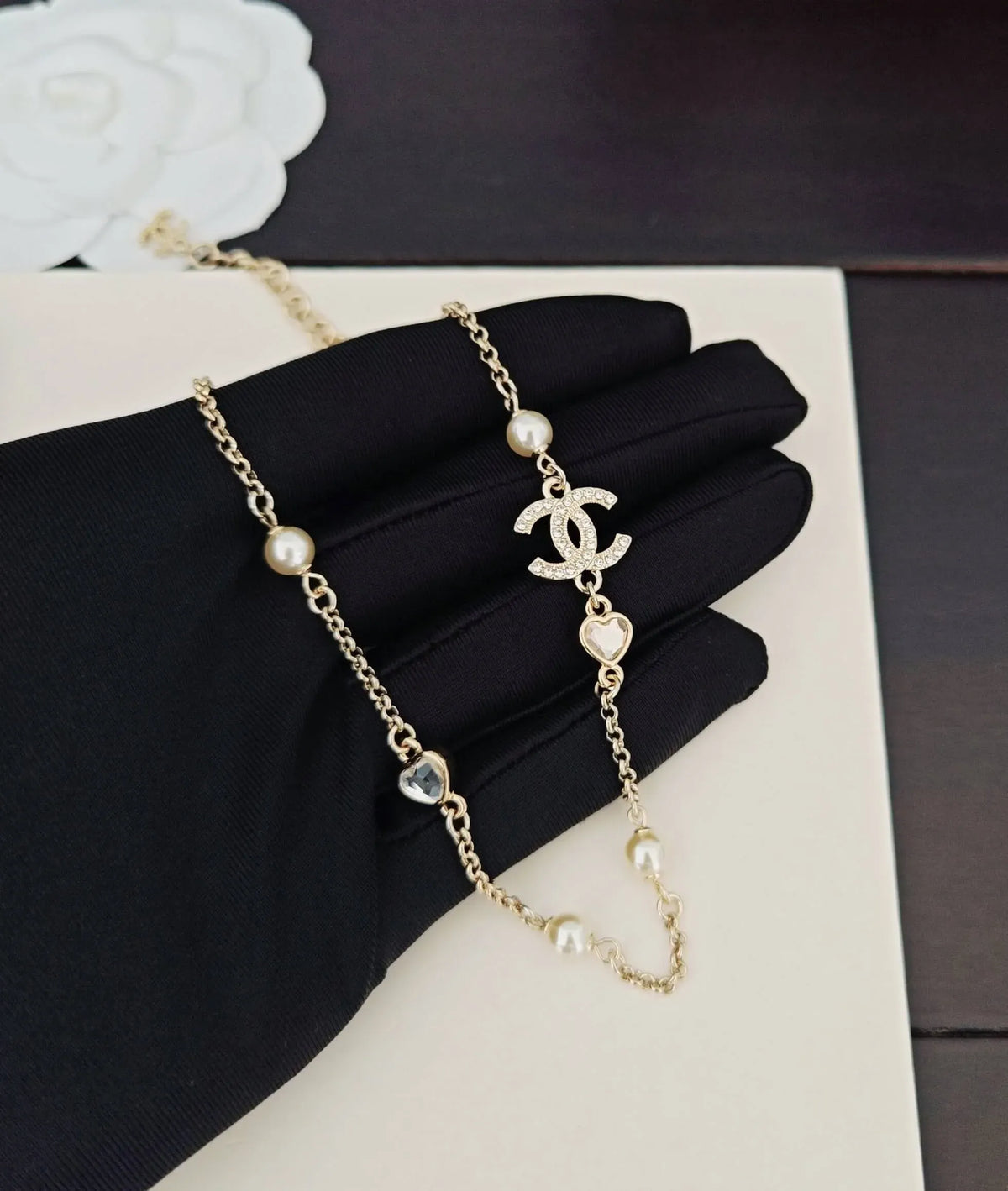 Trendy Heart Charm Necklace