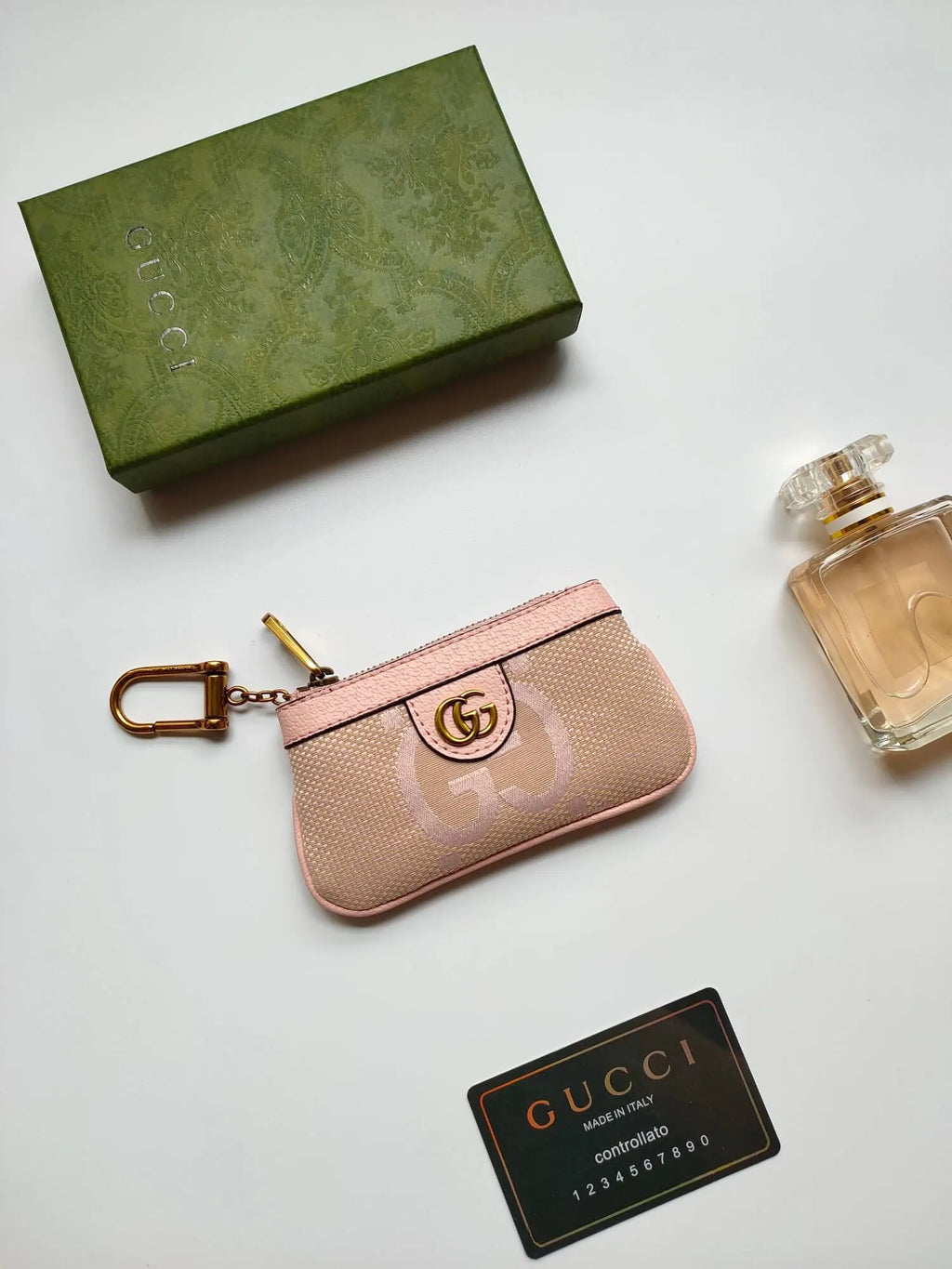 Textured Weave Mini Wallet