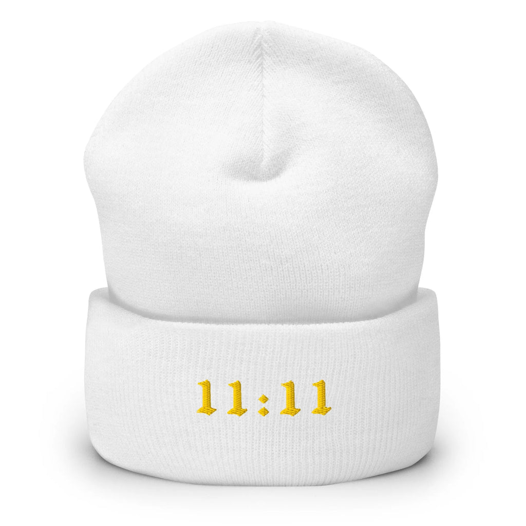 11:11 Wishing Time January One Cuffed Beanie