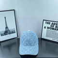 Denim Jacquard Webbing Baseball Cap