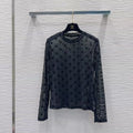 Sheer Mesh Layering Top