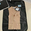 Half-Zip Knit Vest