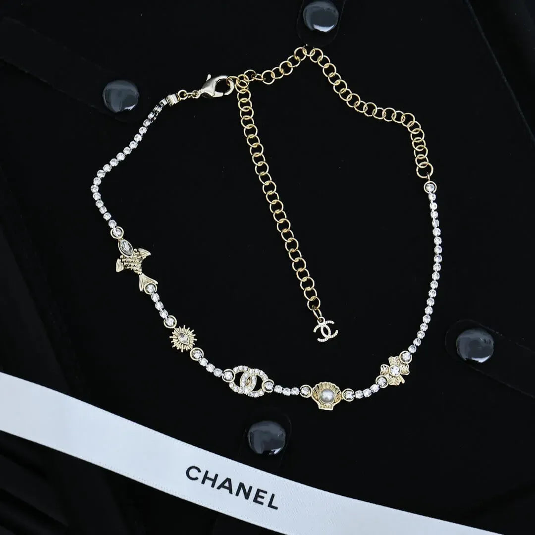 Ocean Wave Diamond Necklace