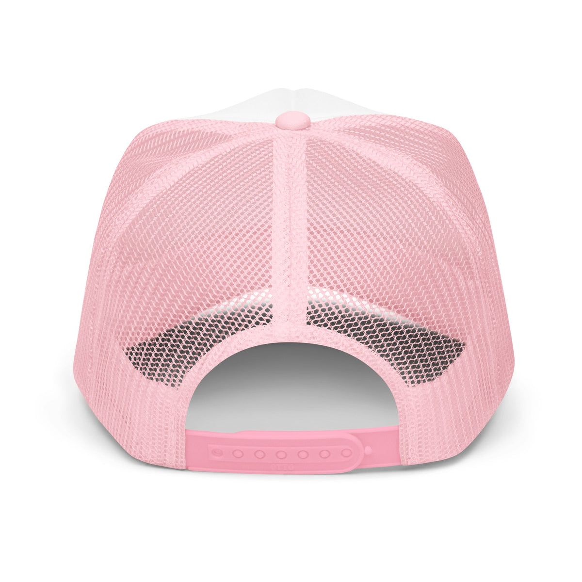 #1 Grandpa Embroidered Foam Trucker Hat Pink
