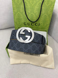 Trendy Webbing Belt with Metal Buckle