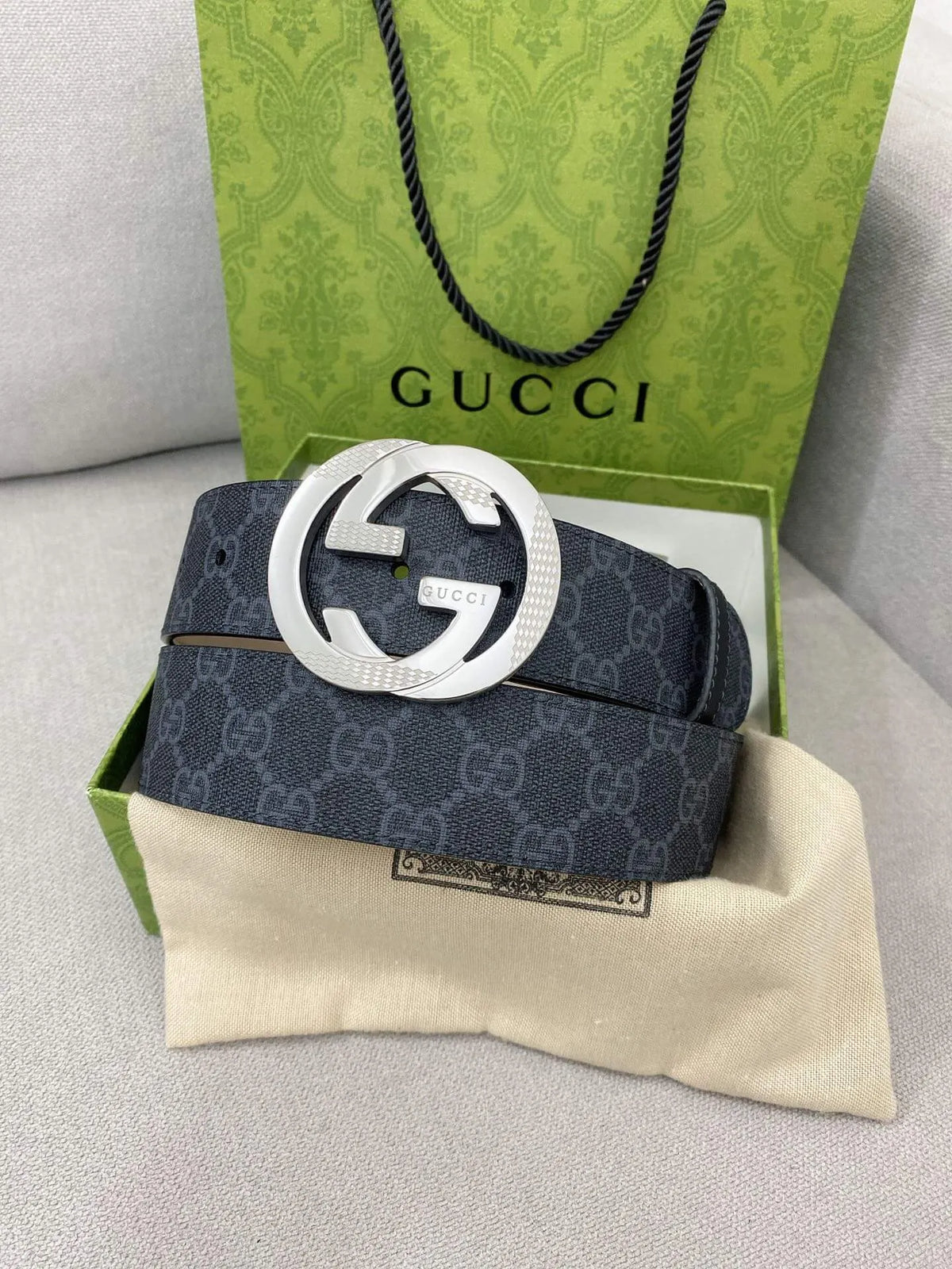 Trendy Webbing Belt with Metal Buckle