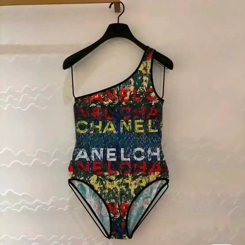 One-Shoulder One-Piece Swimsuit