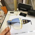 One-piece Frameless Gradient Design Sunglasses