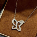 Chic Butterfly Diamond Necklace