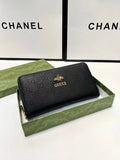 Bee-Accent Long Zip Wallet