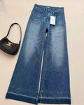 Vintage Washed Flare Jeans
