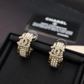 Chic Pearl-Accented Earrings