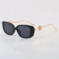 Sculptural Face Detail Sunglasses
