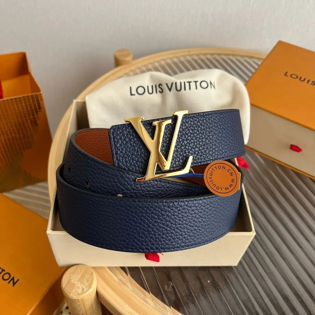 Classic Letter Buckle Reversible Belt