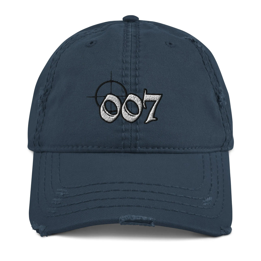 007 Assassin Distressed Dad Hat - Asssassin Hitman 007 Cap