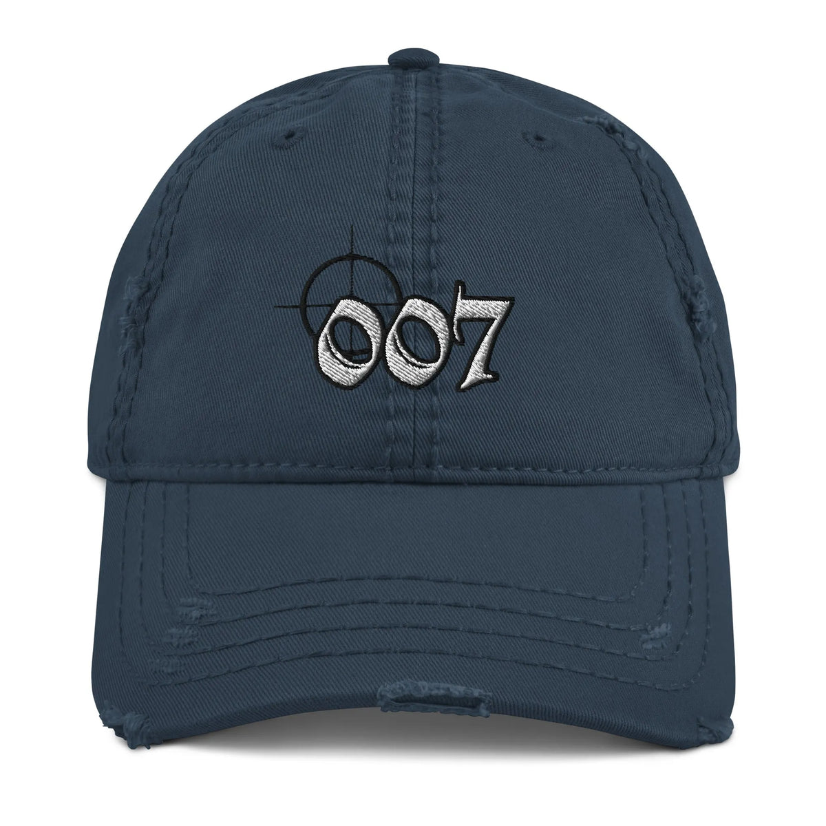 007 Assassin Distressed Dad Hat - Asssassin Hitman 007 Cap