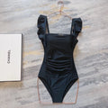 Ruffled One-Piece Swimsuit