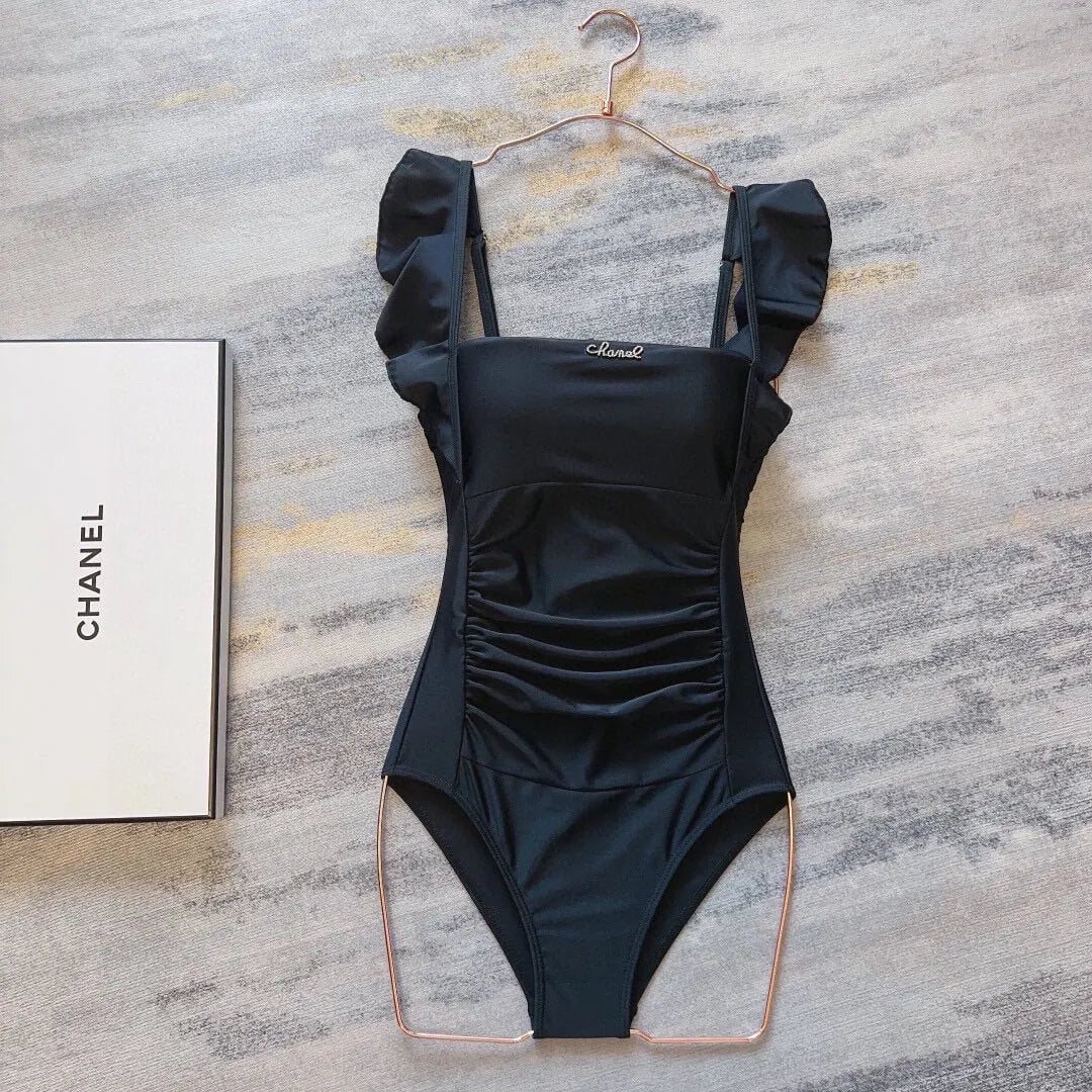 Ruffled One-Piece Swimsuit