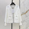 Heavy Embroidered Lace Light Jacket