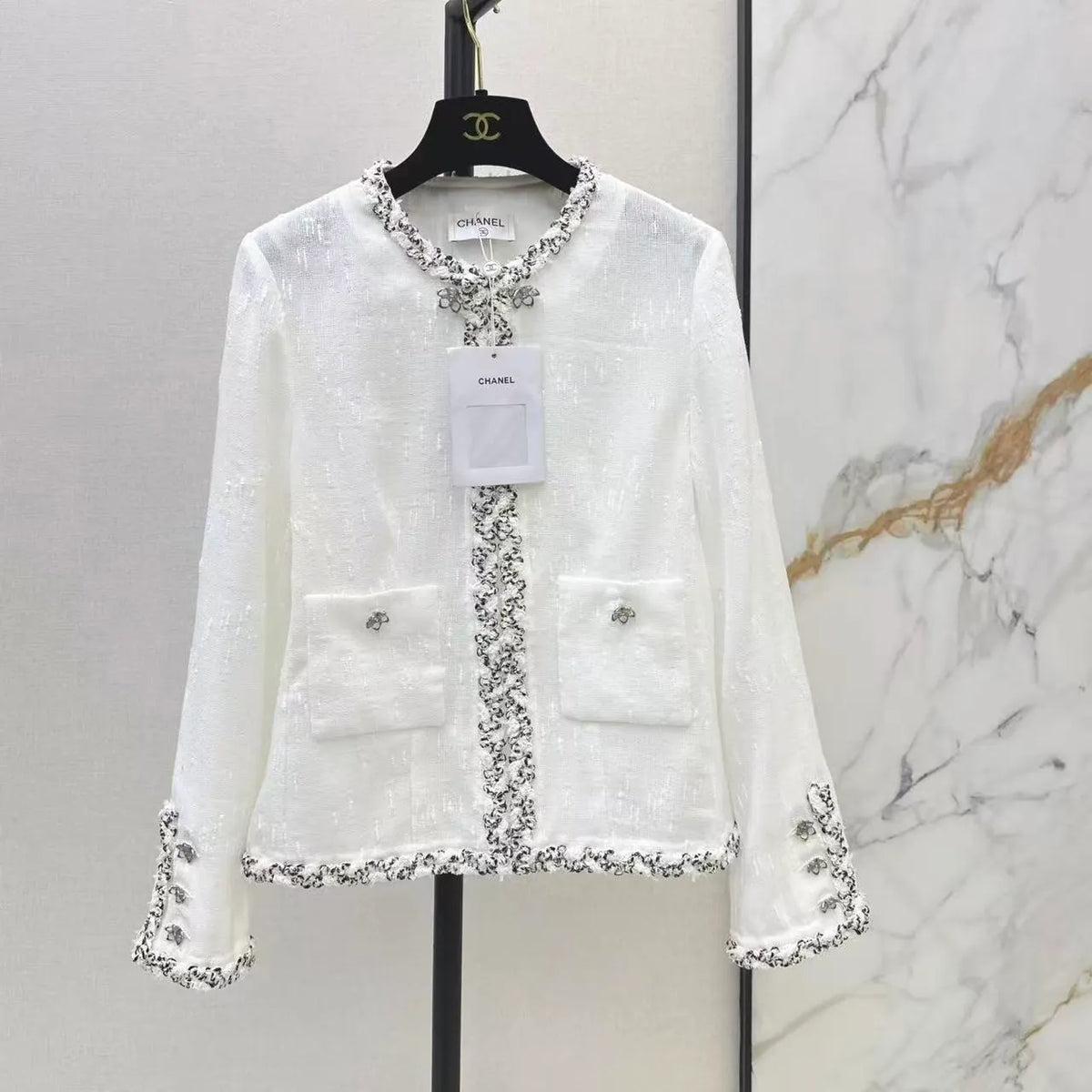 Heavy Embroidered Lace Light Jacket