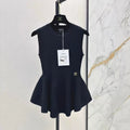 Waist-Cinching Sculptural Hem Tank Top