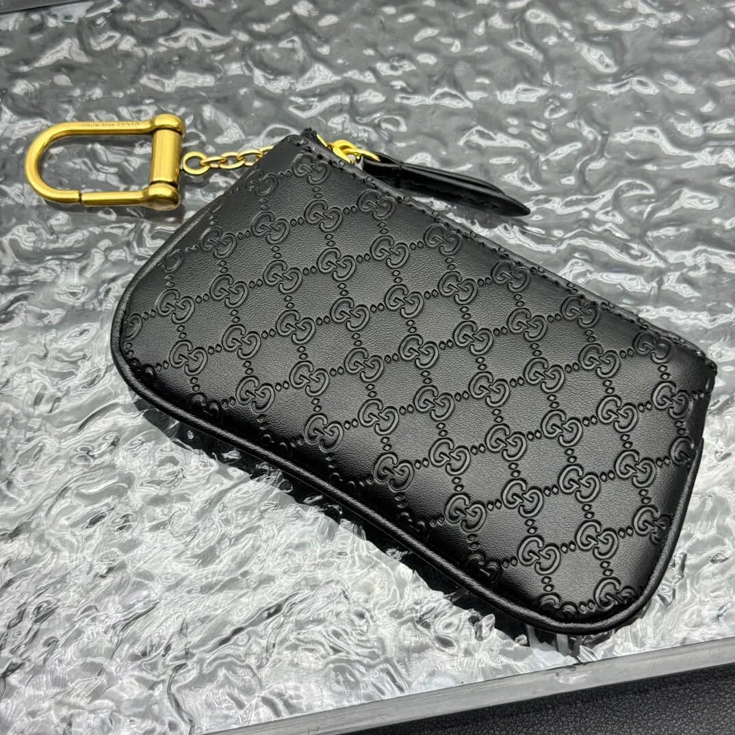 Dark-Weave Mini Wallet
