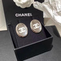 Oval Mirror Earrings
