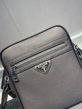 Leather Triangle Crossbody Bag