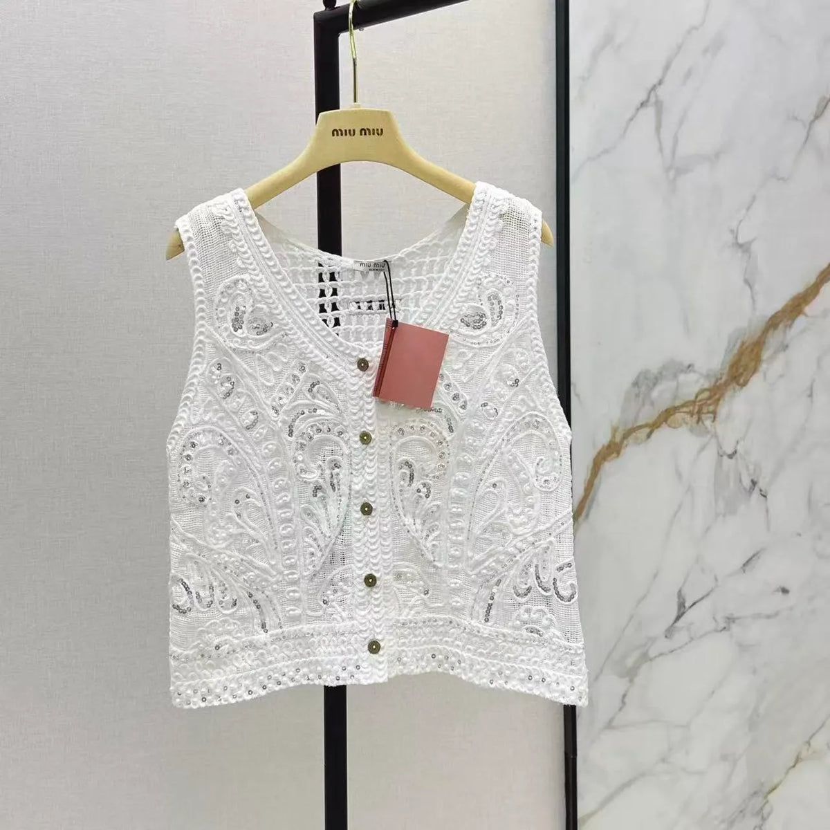 Resort Crochet Vest