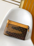 Classic Print Patchwork Clutch