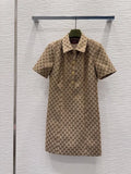 Jacquard Shirt Mini Dress