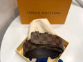 Brown Check Pattern Belt