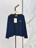 Classic Embroidered Knit Sweater
