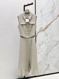 Linen Sleeveless Dress