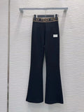 Slim-Fit Flared Casual Pants