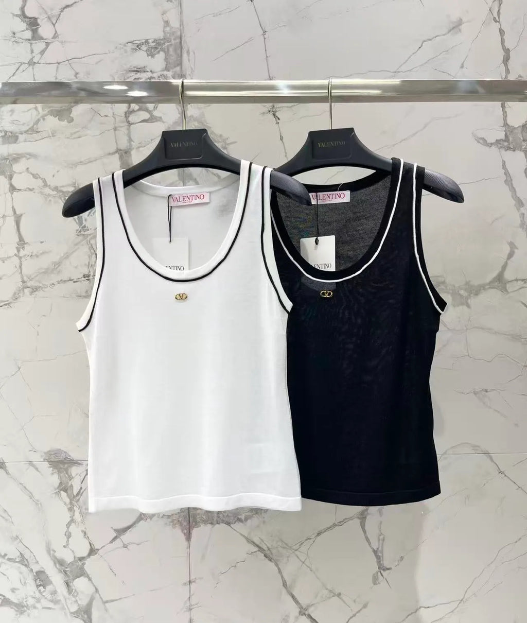 Color-Block Tencel Tank Top