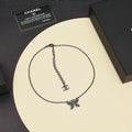 Minimalist Butterfly Diamond Necklace