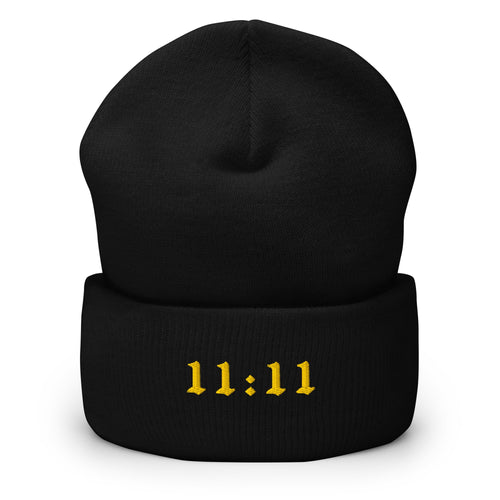 11:11 Wishing Time January One Cuffed Beanie