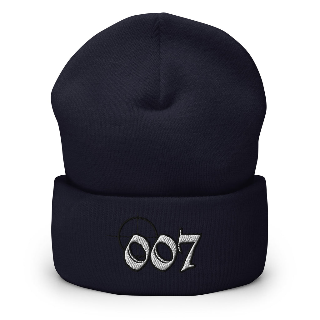 007 Assassin Cuffed Beanie - Hitman Assassin Kill 007