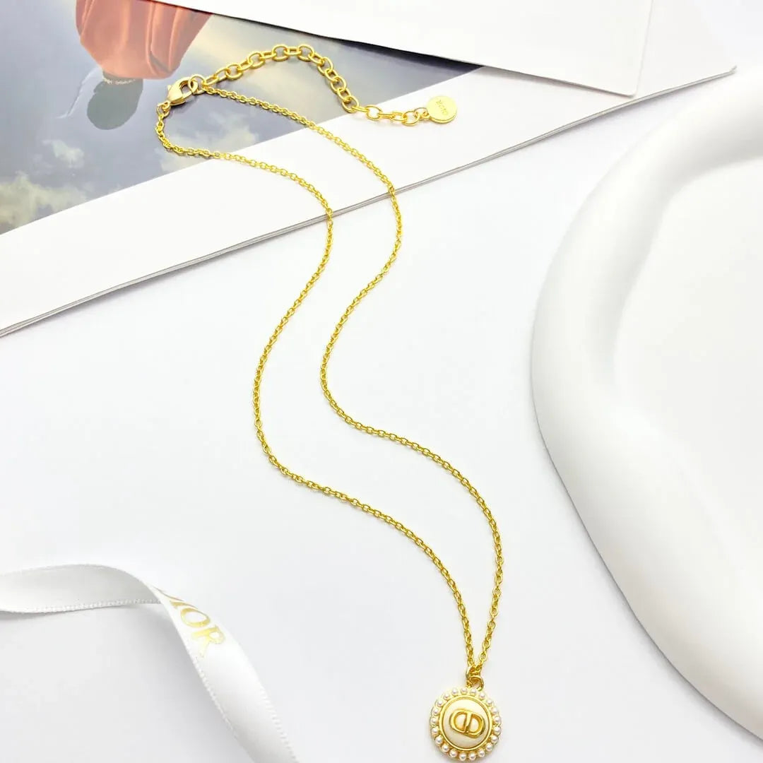 Signature Disk Pendant Chain