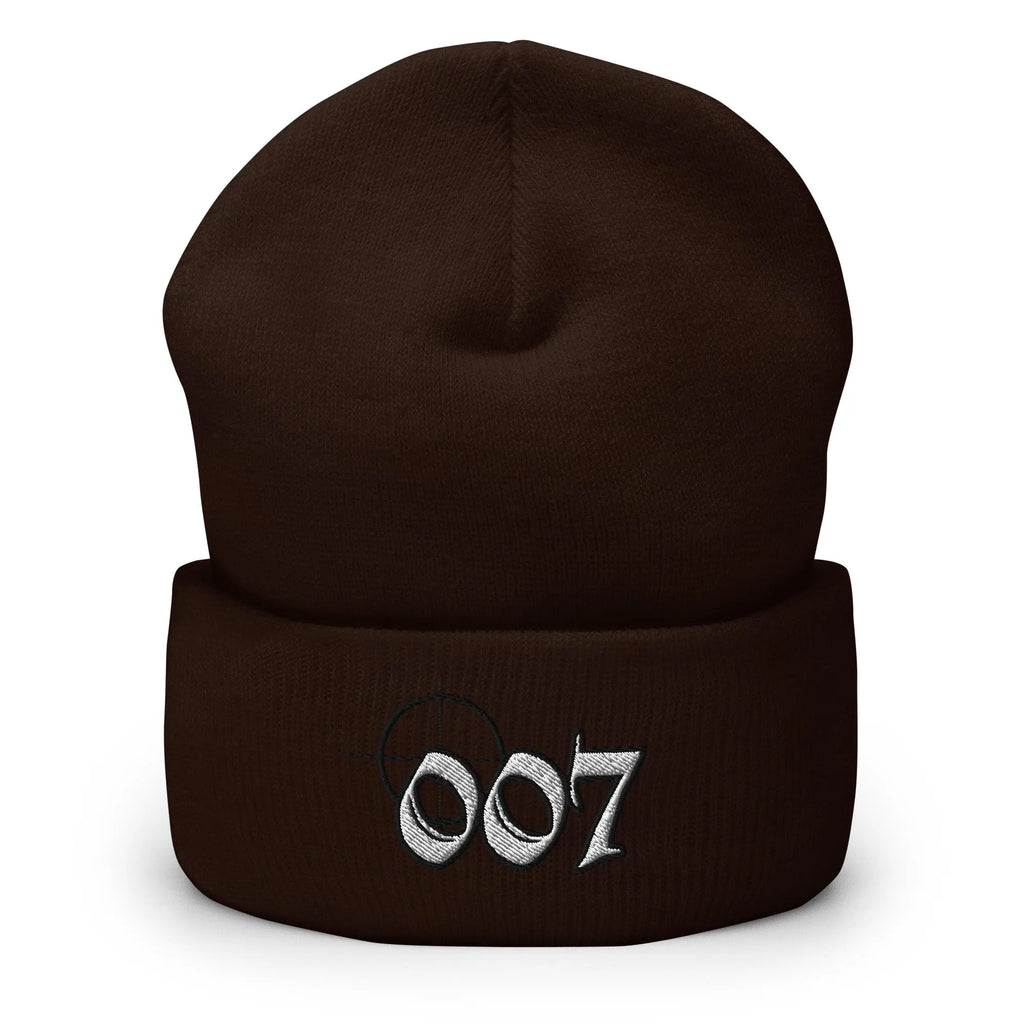 007 Assassin Cuffed Beanie - Hitman Assassin Kill 007