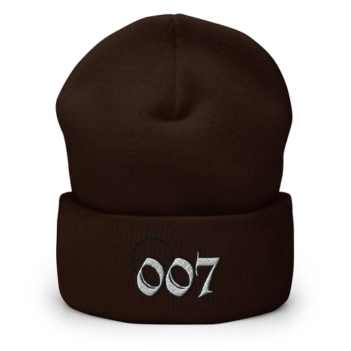 007 Assassin Cuffed Beanie - Hitman Assassin Kill 007